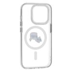 Karl Lagerfeld - IML MagSafe (KLHMP15XHLSKCH) - iPhone 15 Pro Max - Λευκό Metal Karl&Choupette Heads - Image 3