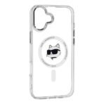 Karl Lagerfeld - IML MagSafe (KLHMP16SHLSCHH) - iPhone 16 - Λευκό Metal Choupette`s Head - Image 2