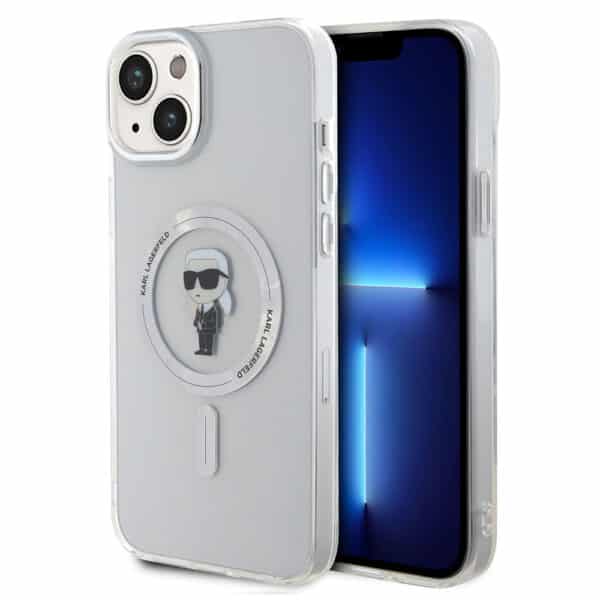 Karl Lagerfeld - IML MagSafe (KLHMP15MHFCKNOT) - iPhone 15 Plus - Διάφανο Ikonik