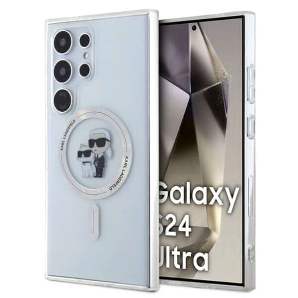 Karl Lagerfeld - IML MagSafe (KLHMS24LHGKCNOT) - Samsung Galaxy S24 Ultra - Διάφανο Karl&Choupette