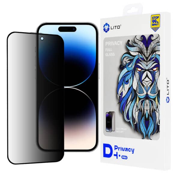 Lito - D+ Pro Privacy - iPhone 14 Pro - Μαύρο