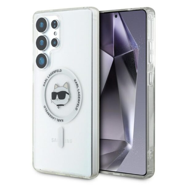 Karl Lagerfeld - IML MagSafe (KLHMS25LHLSCHH) - Samsung Galaxy S25 Ultra - Choupette`s Head