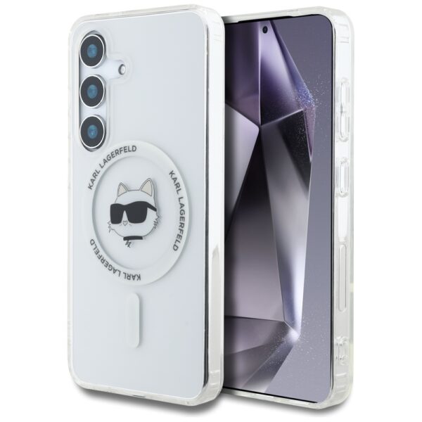 Karl Lagerfeld - IML MagSafe (KLHMS25MHLSCHH) - Samsung Galaxy S25 Plus - Choupette`s Head
