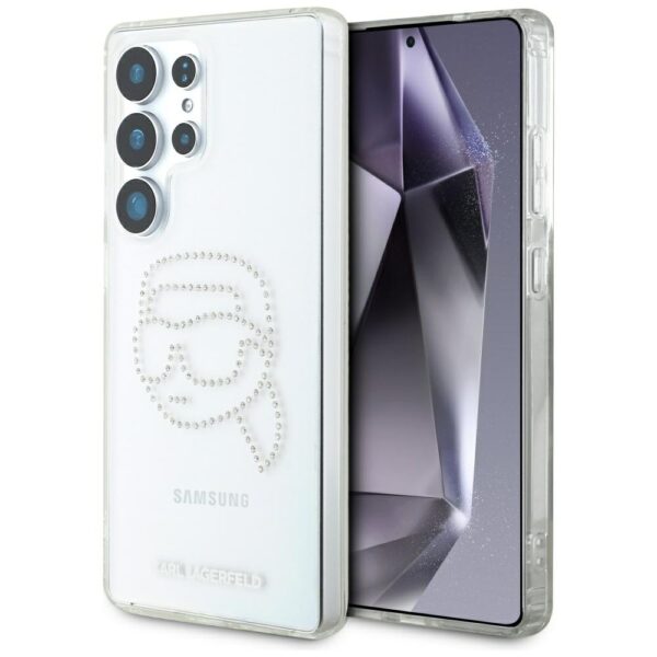 Karl Lagerfeld - IML Rhinestones Luxury (KLHCS25LHKHDCELT) - Samsung Galaxy S25 Ultra - Διάφανο Karl Head