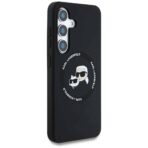 Karl Lagerfeld - Silicone Double Heads (KLHMS25MSKCHTCK) - Samsung Galaxy S25 Plus - Μαύρο - Image 6