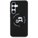 Karl Lagerfeld - Silicone Double Heads (KLHMS25MSKCHTCK) - Samsung Galaxy S25 Plus - Μαύρο - Image 2