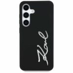 Karl Lagerfeld - Silicone Sign Metal Logo (KLHCS25SSCMSMVK) - Samsung Galaxy S25 - Μαύρο - Image 2