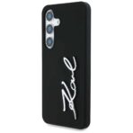 Karl Lagerfeld - Silicone Sign Metal Logo (KLHCS25SSCMSMVK) - Samsung Galaxy S25 - Μαύρο - Image 4