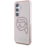 Karl Lagerfeld - IML Rhinestones Luxury (KLHCS25SHKHDCELP) - Samsung Galaxy S25 - Ροζ Karl Head - Image 5