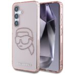 Karl Lagerfeld - IML Rhinestones Luxury (KLHCS25SHKHDCELP) - Samsung Galaxy S25 - Ροζ Karl Head