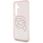 Karl Lagerfeld - IML Rhinestones Luxury (KLHCS25SHKHDCELP) - Samsung Galaxy S25 - Ροζ Karl Head - Image 4