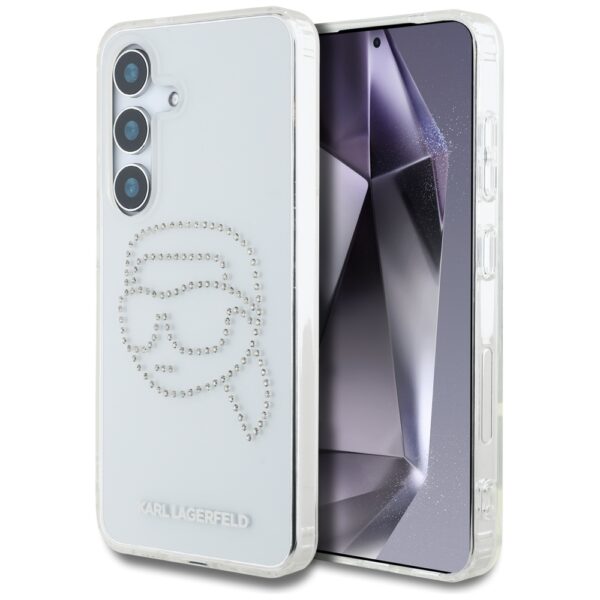 Karl Lagerfeld - IML Rhinestones Luxury (KLHCS25SHKHDCELT) - Samsung Galaxy S25 - Διάφανο Karl Head