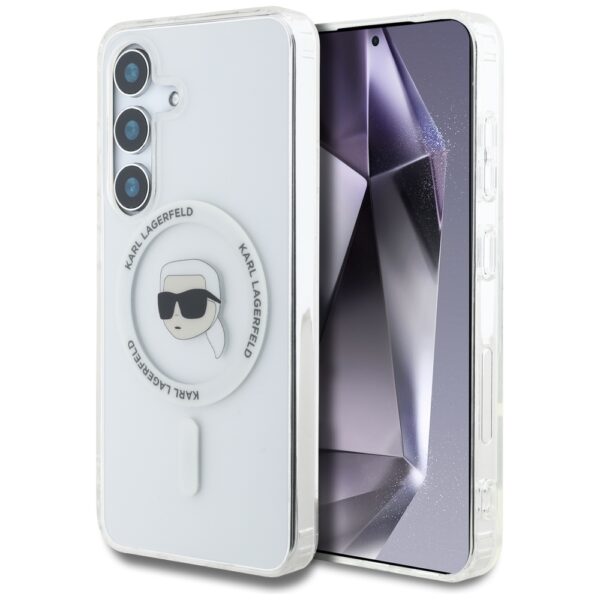 Karl Lagerfeld - IML MagSafe (KLHMS25SHLSKIH) - Samsung Galaxy S25 - Karl`s Head
