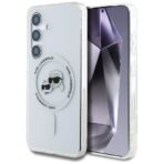 Karl Lagerfeld - IML MagSafe (KLHMS25MHLSKCH) - Samsung Galaxy S25 Plus - Metal Karl&Choupette Head