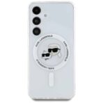 Karl Lagerfeld - IML MagSafe (KLHMS25MHLSKCH) - Samsung Galaxy S25 Plus - Metal Karl&Choupette Head - Image 4