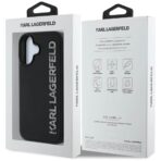Karl Lagerfeld - 3D Design (KLHCP16SRBKGVCK) - iPhone 16 - Rubber Elongated Glitter Logo - Image 7