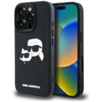 Karl Lagerfeld - 3D Design (KLHCP16LRBCKCHLK) - iPhone 16 Pro - Rubber Karl&Choupette
