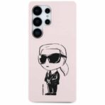 Karl Lagerfeld - Silicone Graffiti MagSafe (KLHMS25LPNYKGRTP) - Samsung Galaxy S25 Ultra - Ikonik Ροζ - Image 2