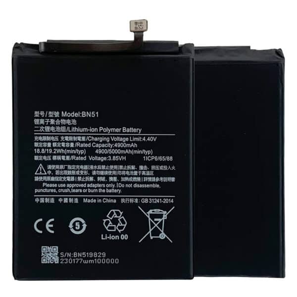 OEM - Smartphone Battery BN51 (18721) - Xiaomi Redmi 8 / 8A - 4900mAh - Μαύρο