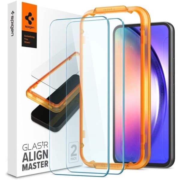 Spigen - Glas.tR Align Master (2 pack) - Samsung Galaxy A54 - Διάφανο