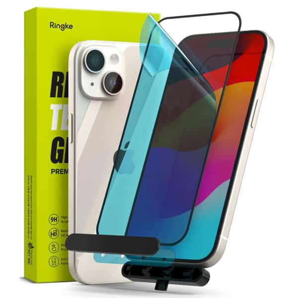 Ringke - Tempered Glass - iPhone 15 Plus / iPhone 16 Plus - Μαύρο