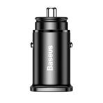 Baseus - Φορτιστής Αυτοκινήτου Square (CCALL-AS01) - USB Type-C, Quick Charge, 5A - Μαύρο - Image 2