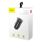 Baseus - Φορτιστής Αυτοκινήτου Square (CCALL-AS01) - USB Type-C, Quick Charge, 5A - Μαύρο - Image 5