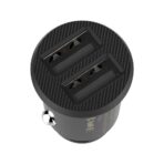 Baseus - Φορτιστής Αυτοκινήτου Grain (CCALL-ML01) - Dual USB, LED Backlight, 5V, 3.1A - Μαύρο - Image 2