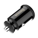 Baseus - Φορτιστής Αυτοκινήτου Grain (CCALL-ML01) - Dual USB, LED Backlight, 5V, 3.1A - Μαύρο - Image 4