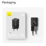 Baseus - Φορτιστής (CCGN070401) - GaN, Type-C, Fast Charging, 30W - Μαύρο - Image 7