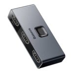 Baseus - Matrix HDMI Switcher (CAHUB-BC0G) - Two-way Switch Splitter 2in1 or 1in2, 3x HDMI, 4K@30Hz - Space Γκρί - Image 3