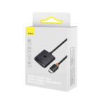 Baseus - Bidirectional Adapter AirJoy (B01331105111-01) - HDMI to 2x HDMI, 4K@60Hz, 1m - Μαύρο - Image 7