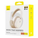 Baseus - Wireless Headphones Bowie H1i (A00050402223-00) - Noise-Cancellation, Bluetooth 5.3 - Stellar Λευκό - Image 7