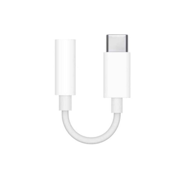 Apple - Audio Adapter (MU7E2ZM/A) - Type-C to Jack 3.5mm - Λευκό