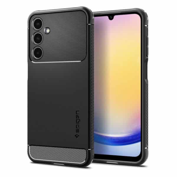 Spigen - Rugged Armor - Samsung Galaxy A25 5G - Μαύρο