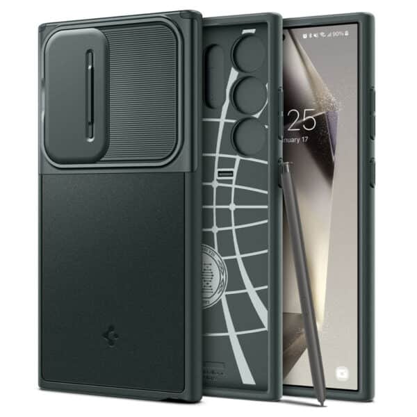 Spigen - Optik Armor - Samsung Galaxy S24 Ultra - Abyss Πράσινο