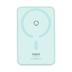 Baseus - Power Bank MagPro Magnetic PPCXZ05 (P10064101333-00) - USB-C, 5000mAh, 20W, MagSafe, Cable Type-C, 3A, 30cm - Mint - Image 2