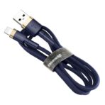 Baseus - Data Cable Cafule (CALKLF-CV3) - USB to Lightning, QC3.0, 1.5A, 2m - Μπλε / Χρυσό - Image 4