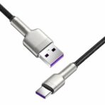 Baseus - Data Cable Cafule Series Metal (CAig000201) - USB to Type-C 66W, 2m - Μαύρο - Image 2