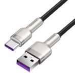 Baseus - Data Cable Cafule Series Metal (CAig000201) - USB to Type-C 66W, 2m - Μαύρο - Image 4