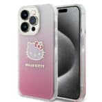 Hello Kitty - Hardcase IML Gradient Electrop Kitty Head (HKHCP14XHDGKEP) - iPhone 14 Pro Max - Ροζ