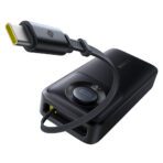 Power Bank 20000mAh, 65W, Built-in Type-C Cable - Baseus Free2Pull (PP10073700123-00) - Black - Image 2