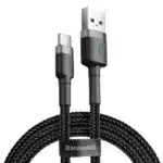 USB-A to USB-C Cable Baseus Cafule, 18W, 2A, 3m, Grey CATKLF-UG1