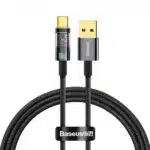 USB-A to USB-C Cable Baseus Explorer, 100W, 5A, 1m, Black CATS000201