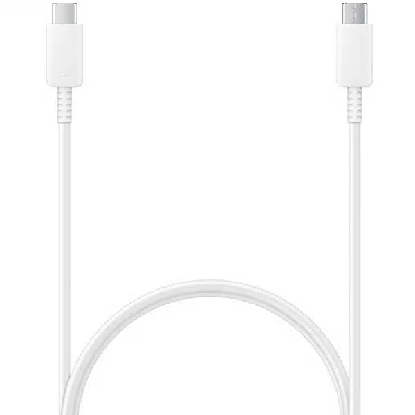 samsung-cable-type-c-to-c-5a-ep-dn975bwegww-white-eu-blister-1612947163608 USB-C to USB-C Cable Samsung EP-DN975, 100W, 5A, 1m, White EP-DN975BWEGWW - Image 1
