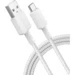 USB-A to USB-C Cable Anker 322, 18W, 2A, 0.9m, White A81H5G21