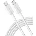 USB-C to USB-C Cable Anker 322, 60W, 3A, 0.9m, White A81F5G21