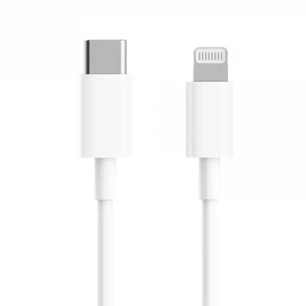 USB-C to Lightning Cable Xiaomi Mi, 18W, 2A, 1m, White BHR4421GL - Image 1