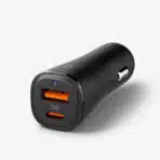 Spigen Essential 48w Car Charger Φορτιστής Αυτοκινήτου 48W 2.4A με Θύρες: 1xUSB 1xType-C Μαύρο Χρώμα - Image 2